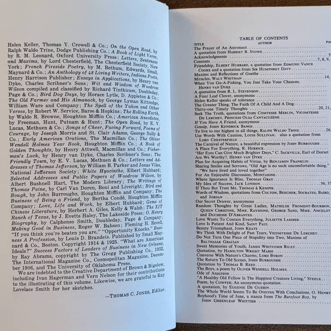 Vintage 1963 Words of Inspiration Writings From the Past to Brighten the Present