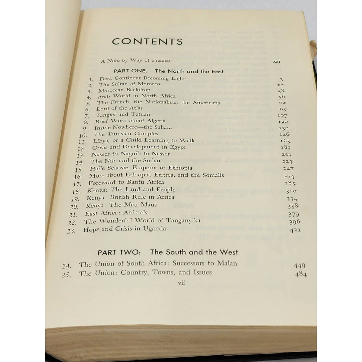 Inside Africa By John Gunther Vintage Book Travel 1955