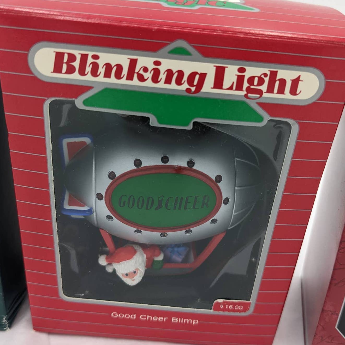 Hallmark Ornaments Vintage Santa Lot Visit From Santa Magic Ride Blimp W/Box