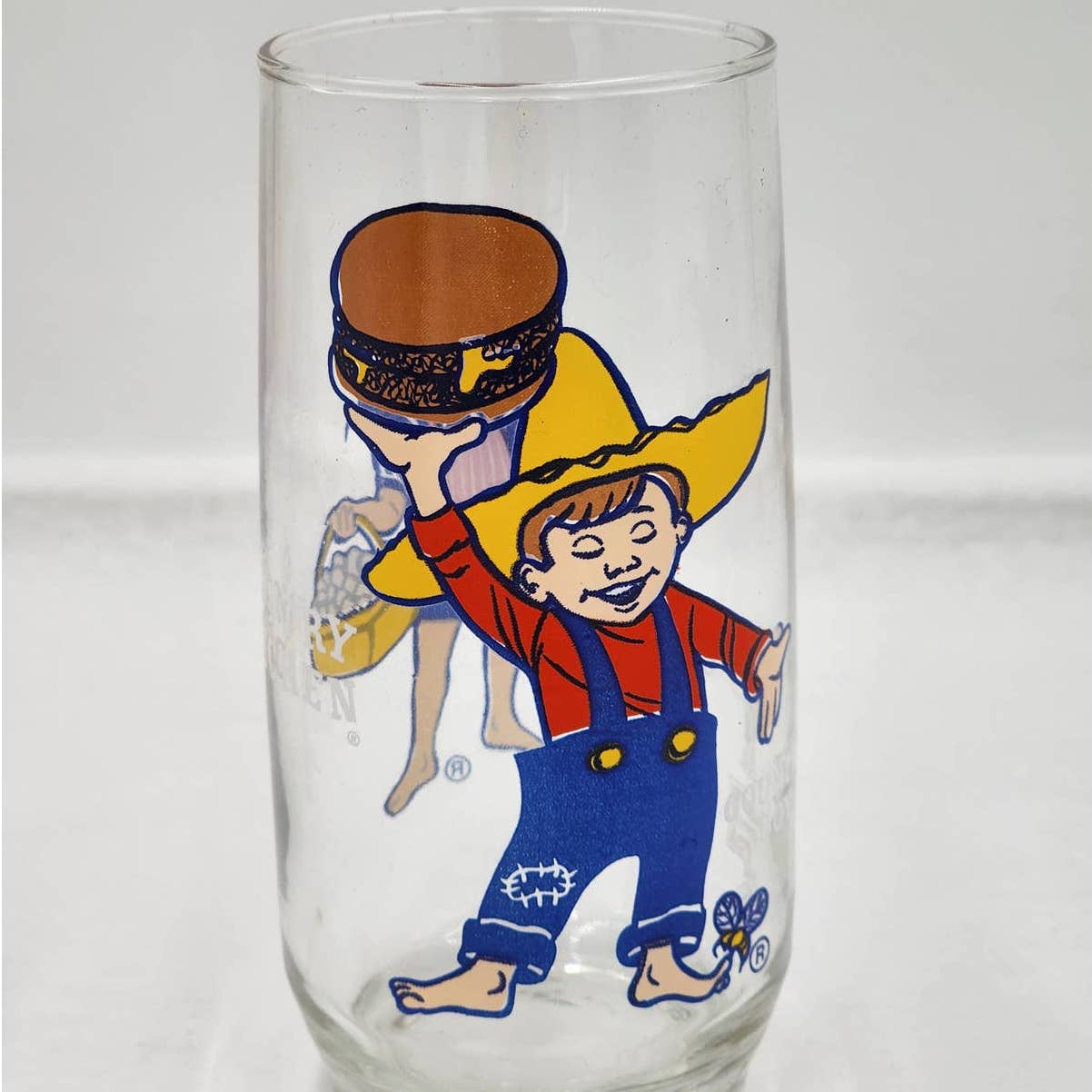 Pepsi Country Kitchen Country Gal Country Boy Vintage Collector Drinking Glass