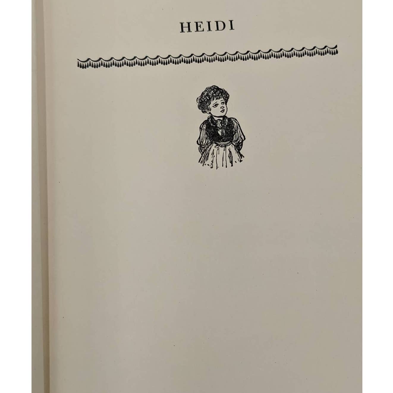 Heidi By Johanna Spyri Illustrated By William Sharp Junior Vintage Book 1945