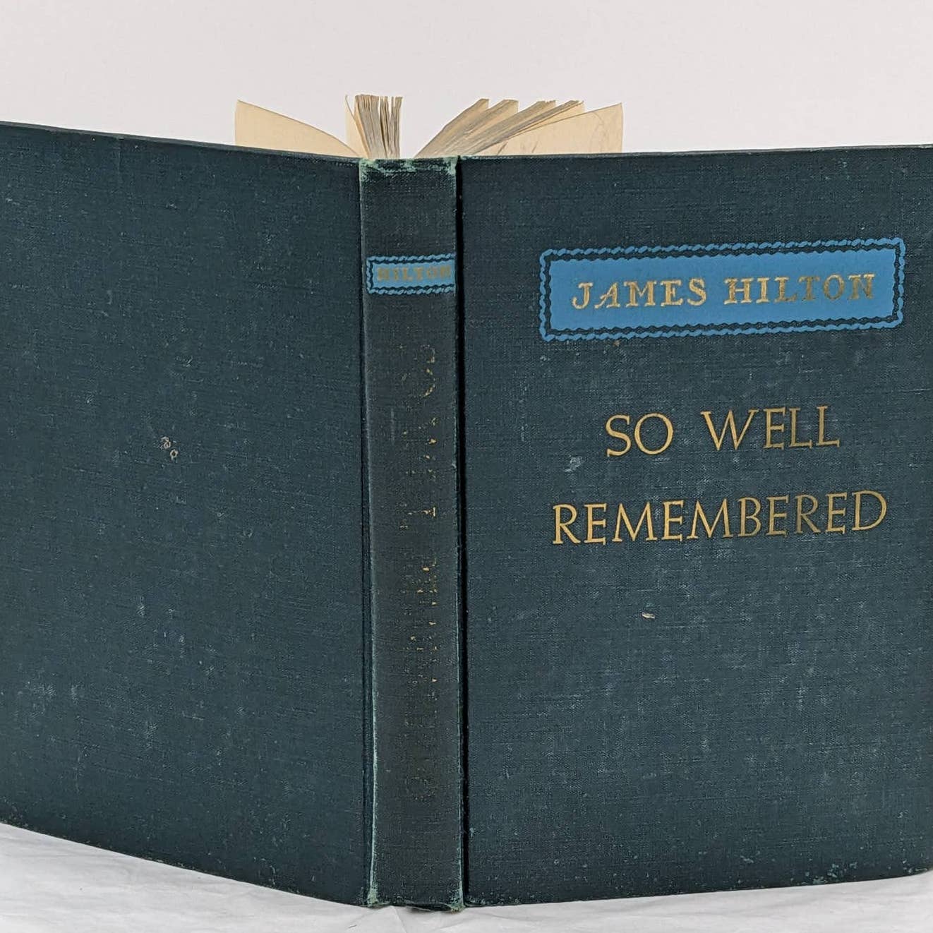 So Well Remembered By James Hilton Vintage Book Novel Early Edition 1945