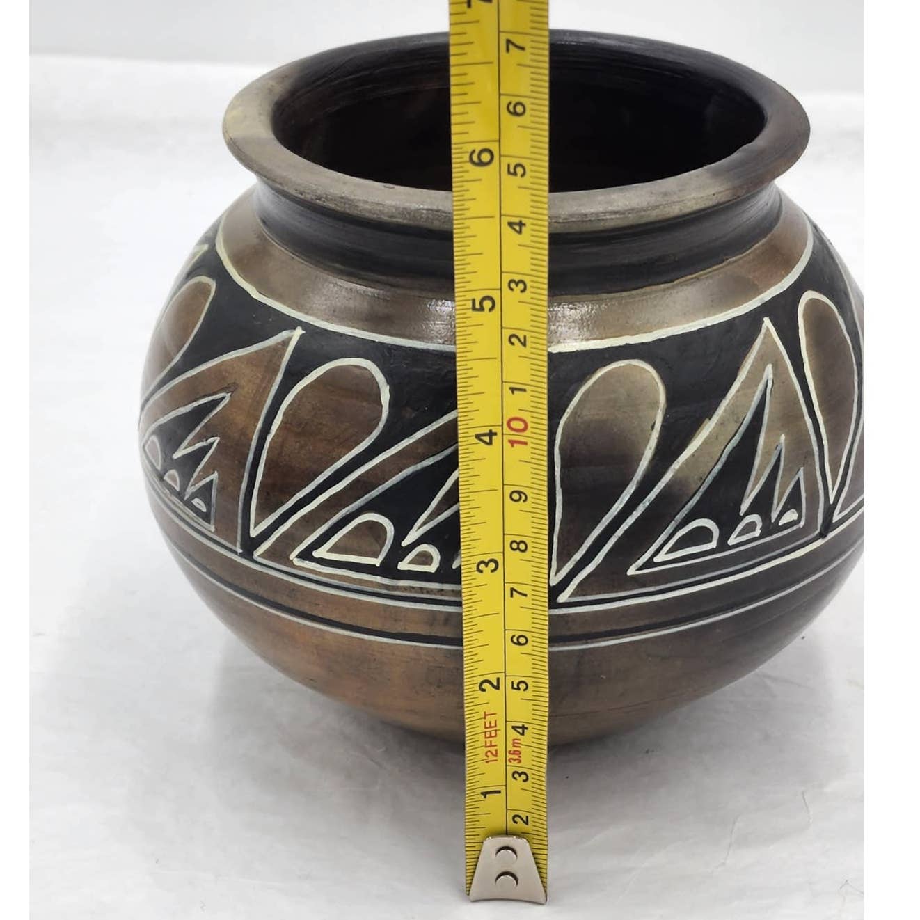 Native American Style Mid-East Chinese Ceramic Pottery Handformed Allen Omarzu