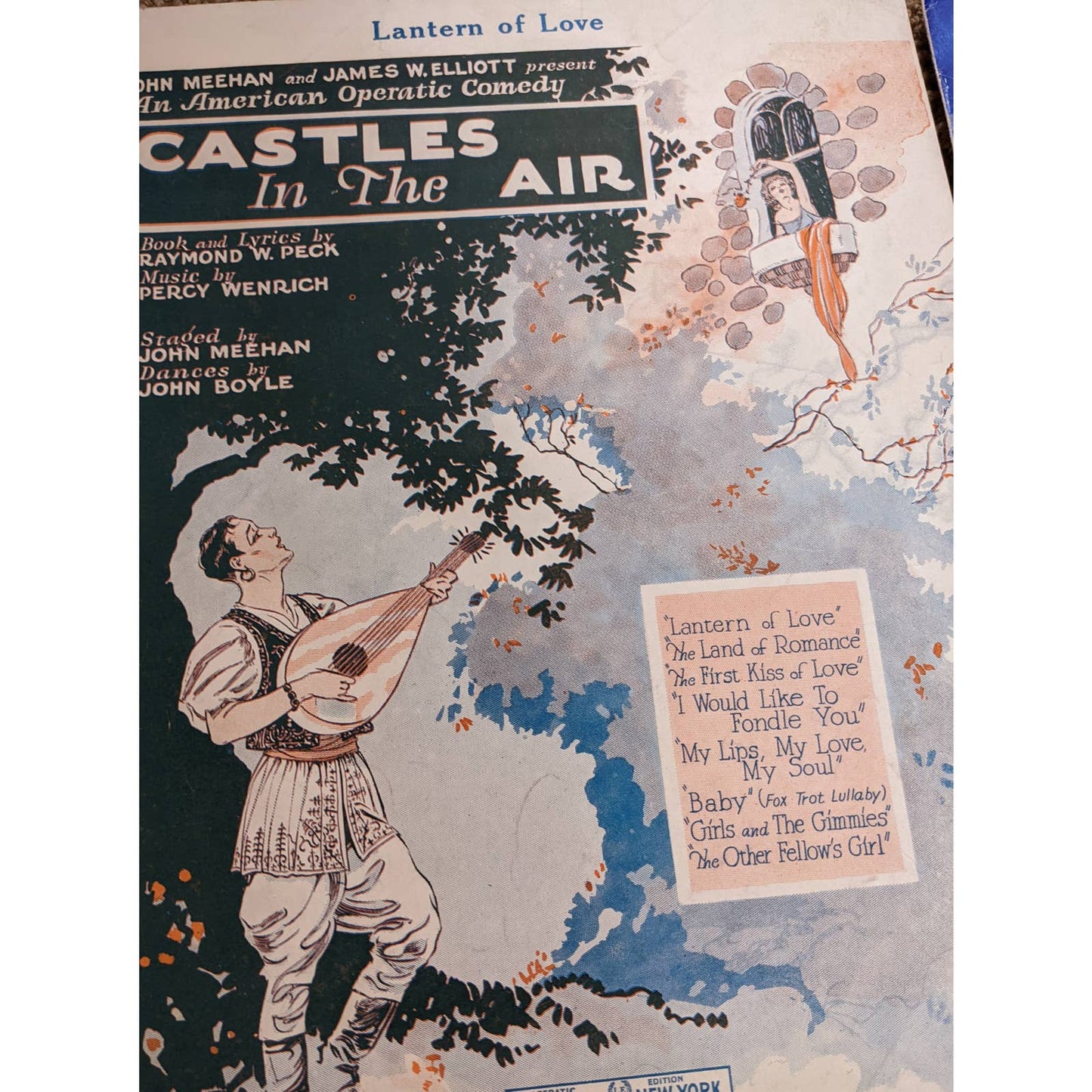 Vintage Sheet Music Lot of 7 1930s-1940s Lantern of Love, Honolulu Eyes