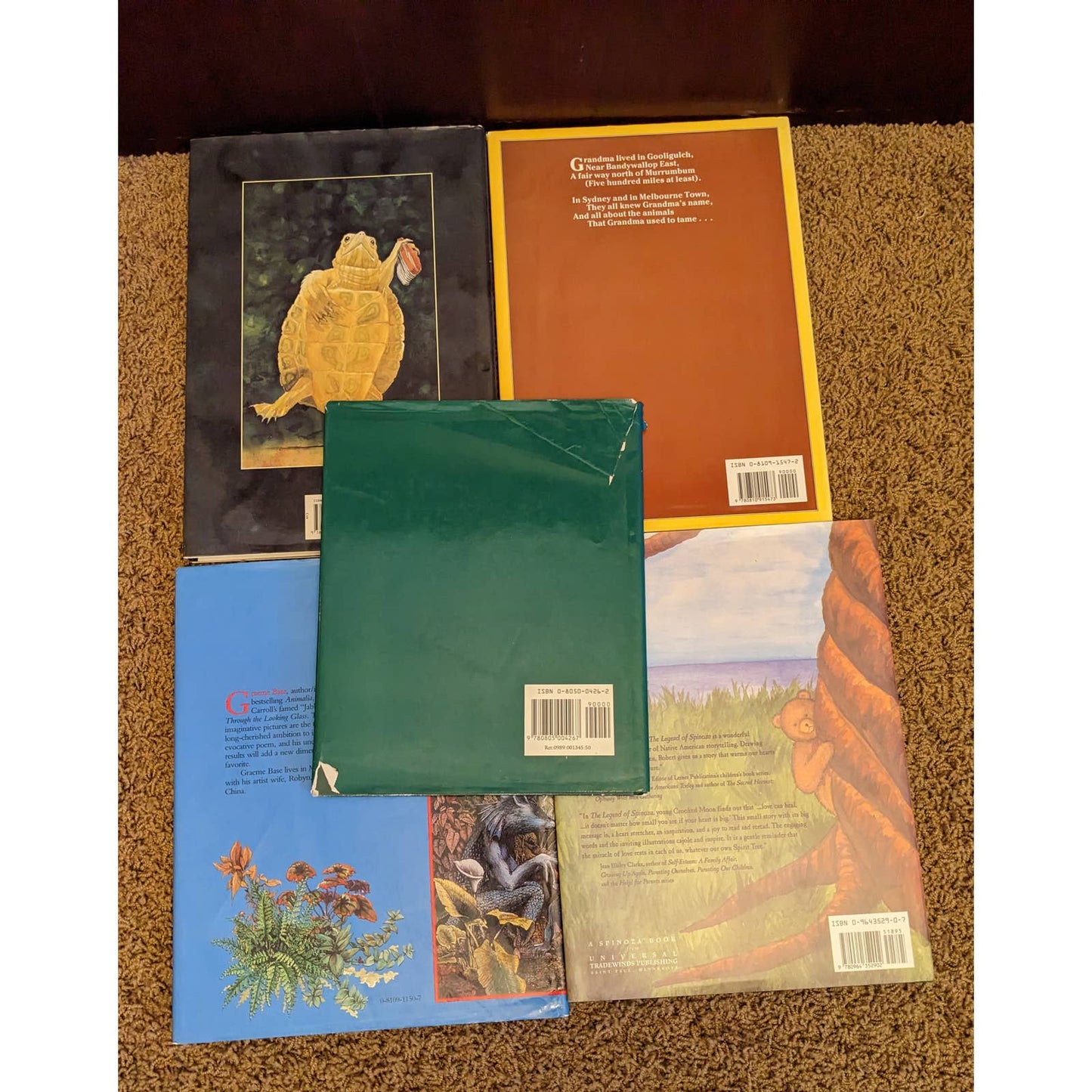 Childrens Book Lot Frog Prince, Trickers Animal Tales, Abberwocky, Spinoza Bear