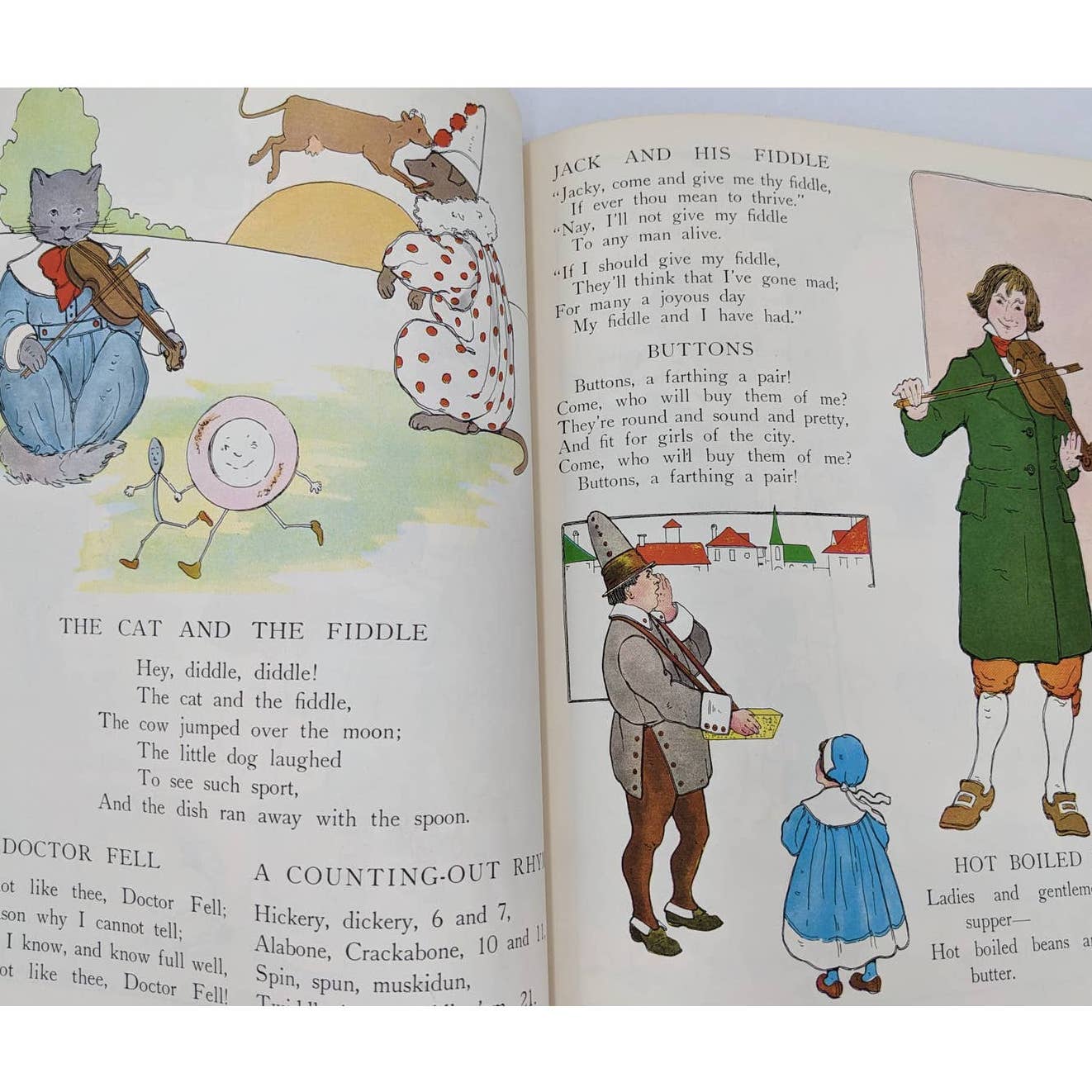 The Real Mother Goose Illustrated Blanche Fisher Wright Vintage Childrens 1944