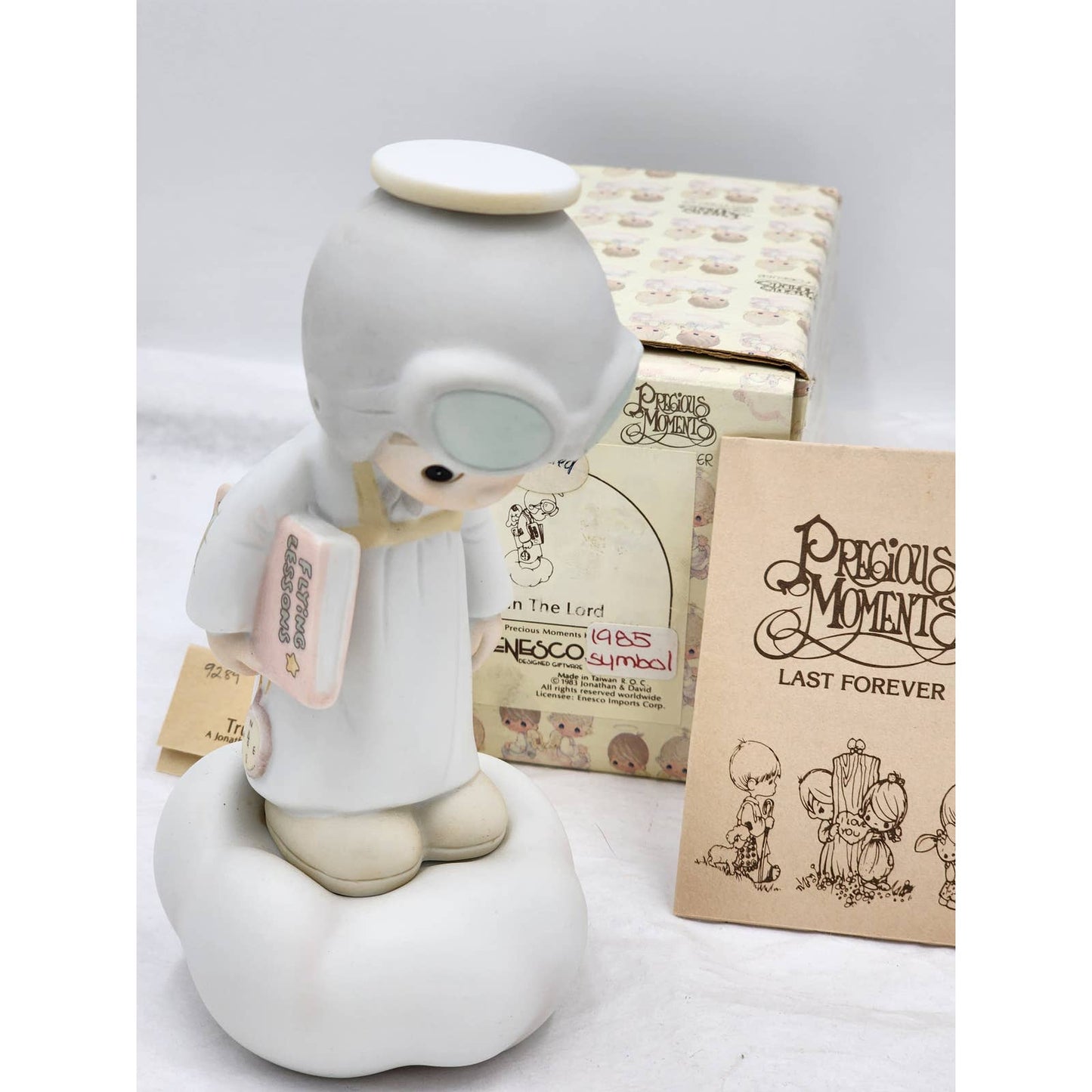 Precious Moments Figurine Trust In The Lord Vintage 1982 E-9289 W/Box Tags