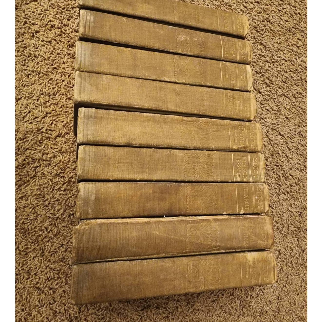 The Works Of George Eliot 9 Volumes Set Antiquarian Antique Books Mary Ann Evans