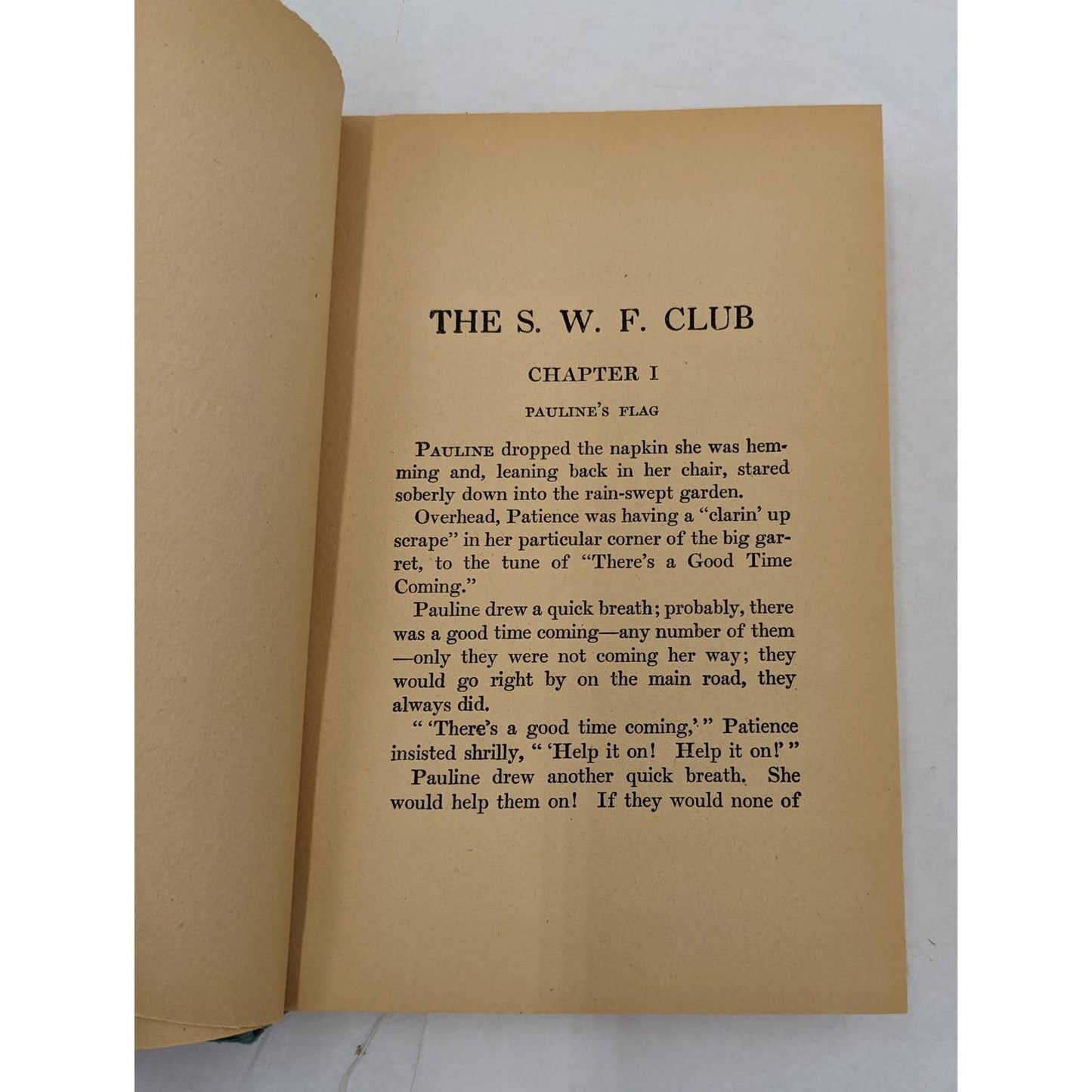 The S.W.F. Club By Caroline E. Jacobs Vintage Novel Dust Jacket