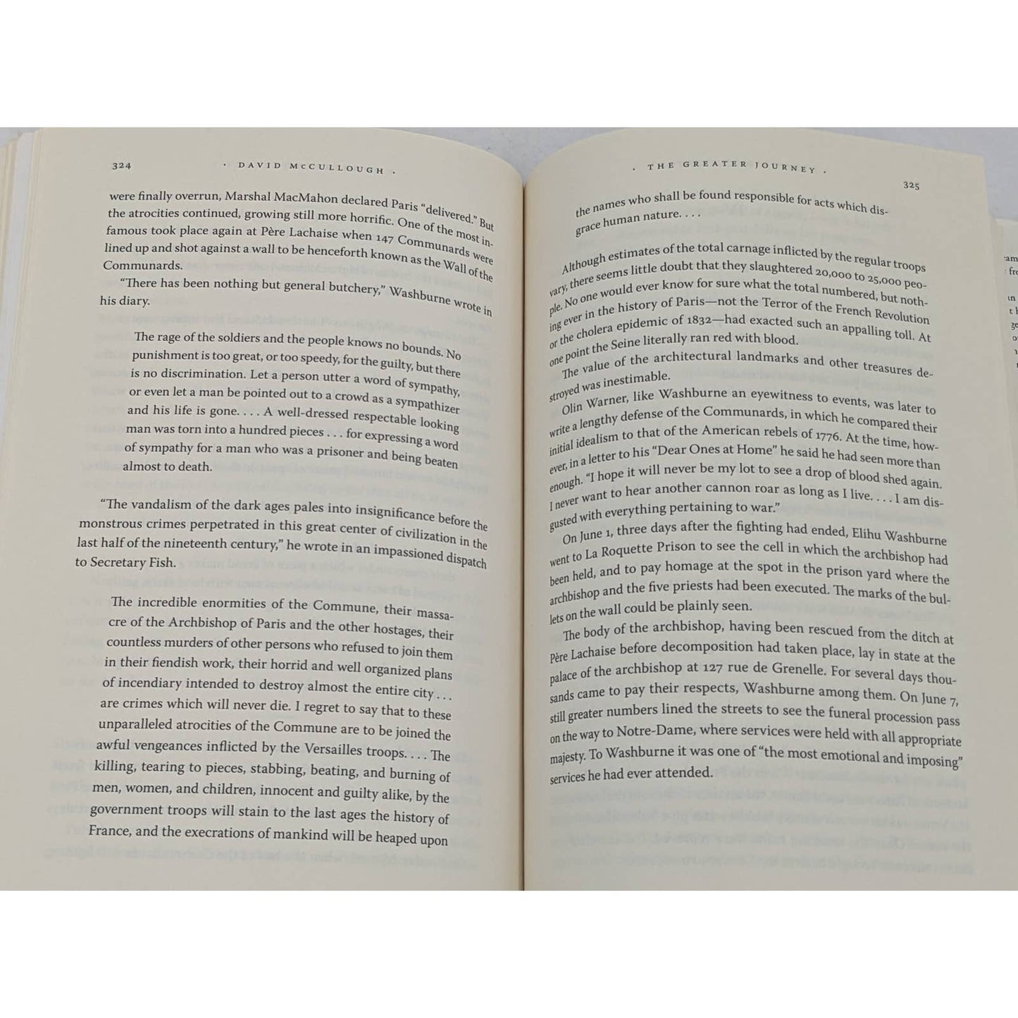 The Greater Journey Americans in Paris By David McCullough Hardcover