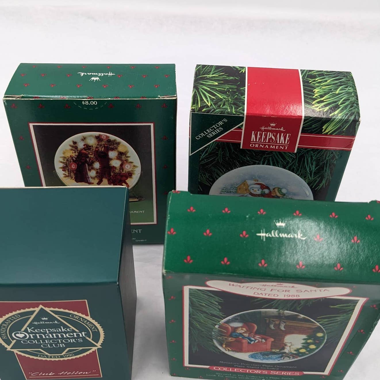 Hallmark Ornaments Vintage Lot Light Shines Christmas Collector Plate Keepsake