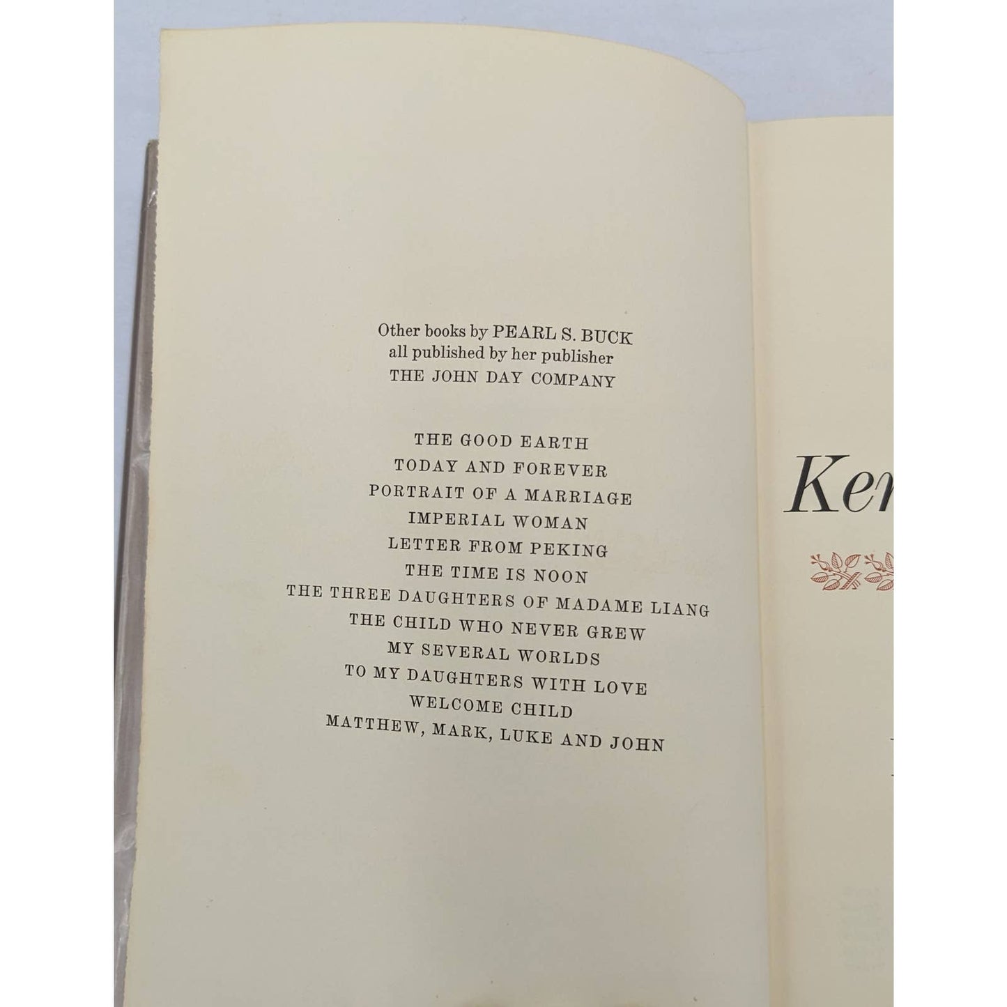 The Kennedy Women A Personal Appraisal By Pearl S. Buck Vintage 1970