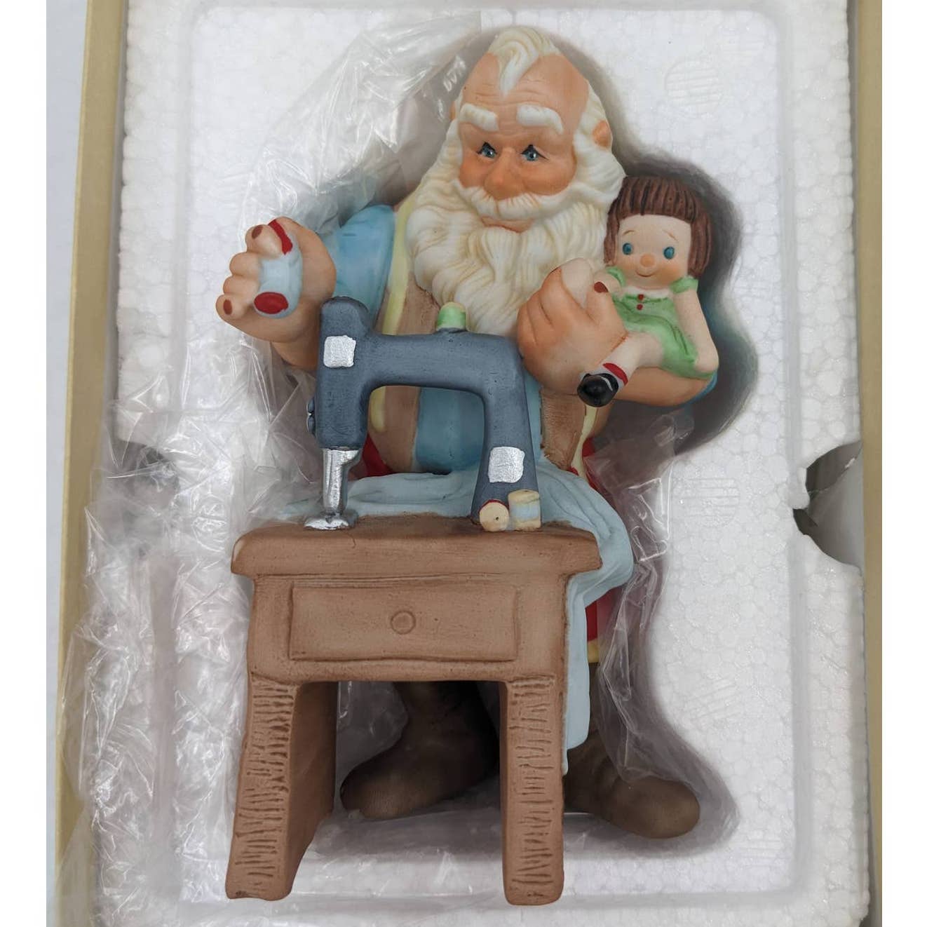 Hallmark Santa The Joymaker Hand-Painted Figurine Sculpture Limited Edition 1988