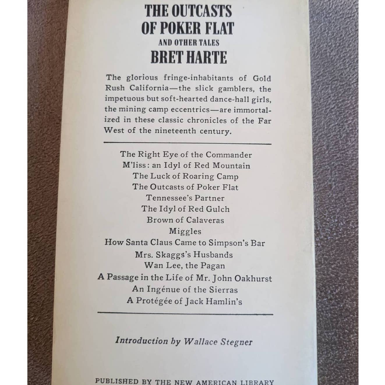 The Outcasts Of Poker Flat And Other Tales 1961 By Bret Harte Western Signet