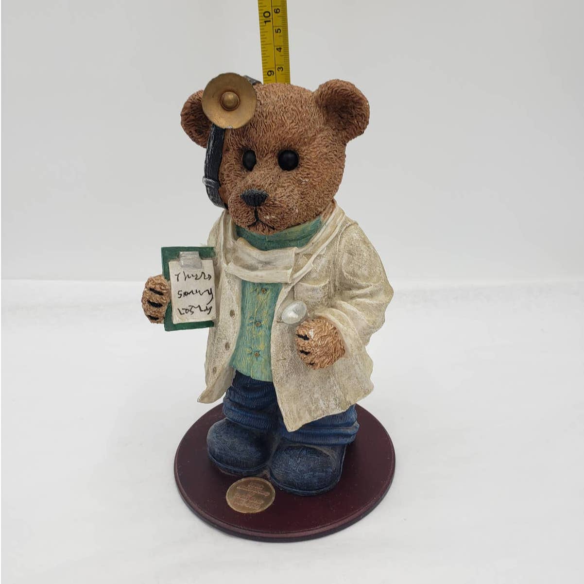 Vintage Doctor Teddy 100th Anniversary of Teddy Bear 1902-2002 9" Tall