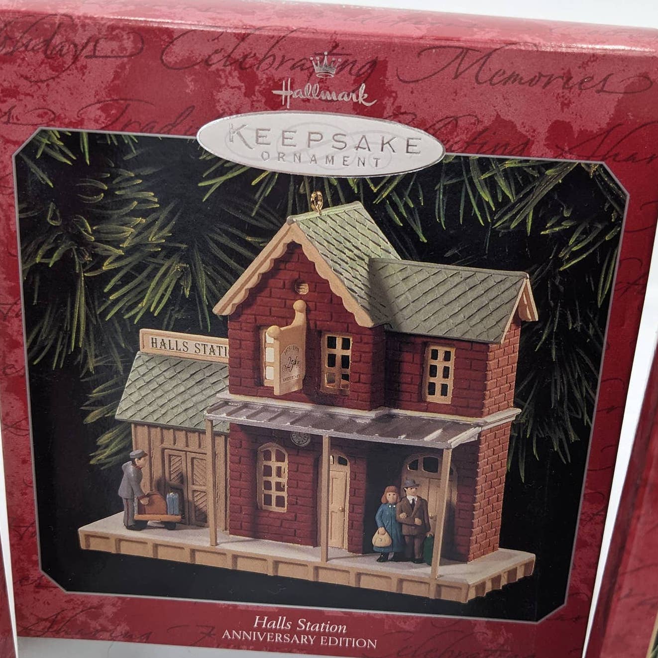 Hallmark Ornaments Vintage Lot Keepsake Victorian Night Before Christmas W/Box