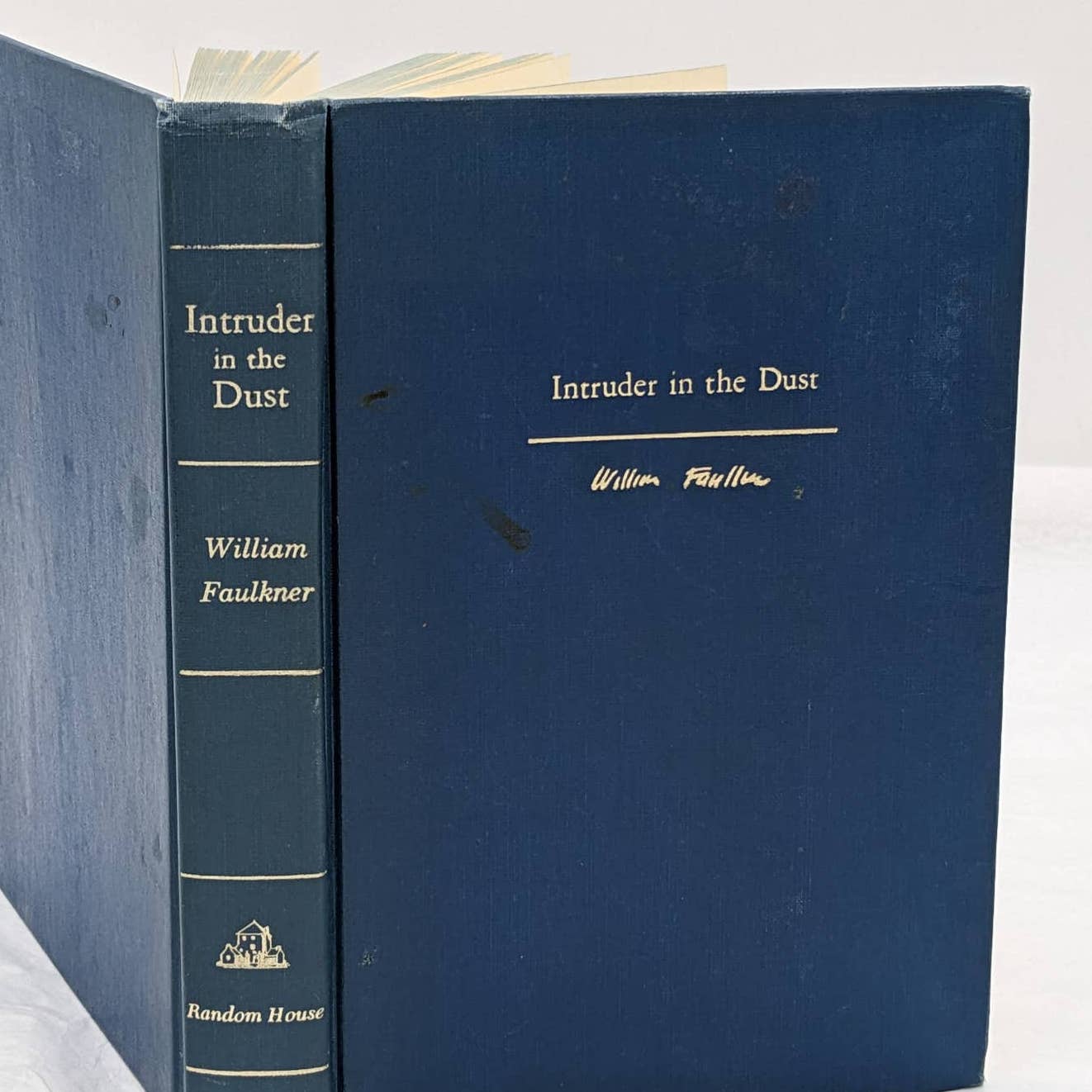 Intruder In The Dust William Faulkner Vintage Early Edition Gothic Fiction 1948
