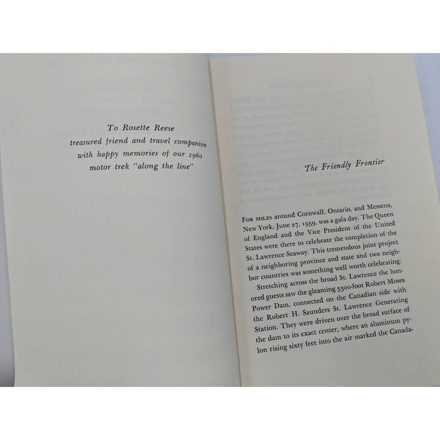 Friendly Frontier Story Canadian-American By EP Meyer Vintage First Edition 1962