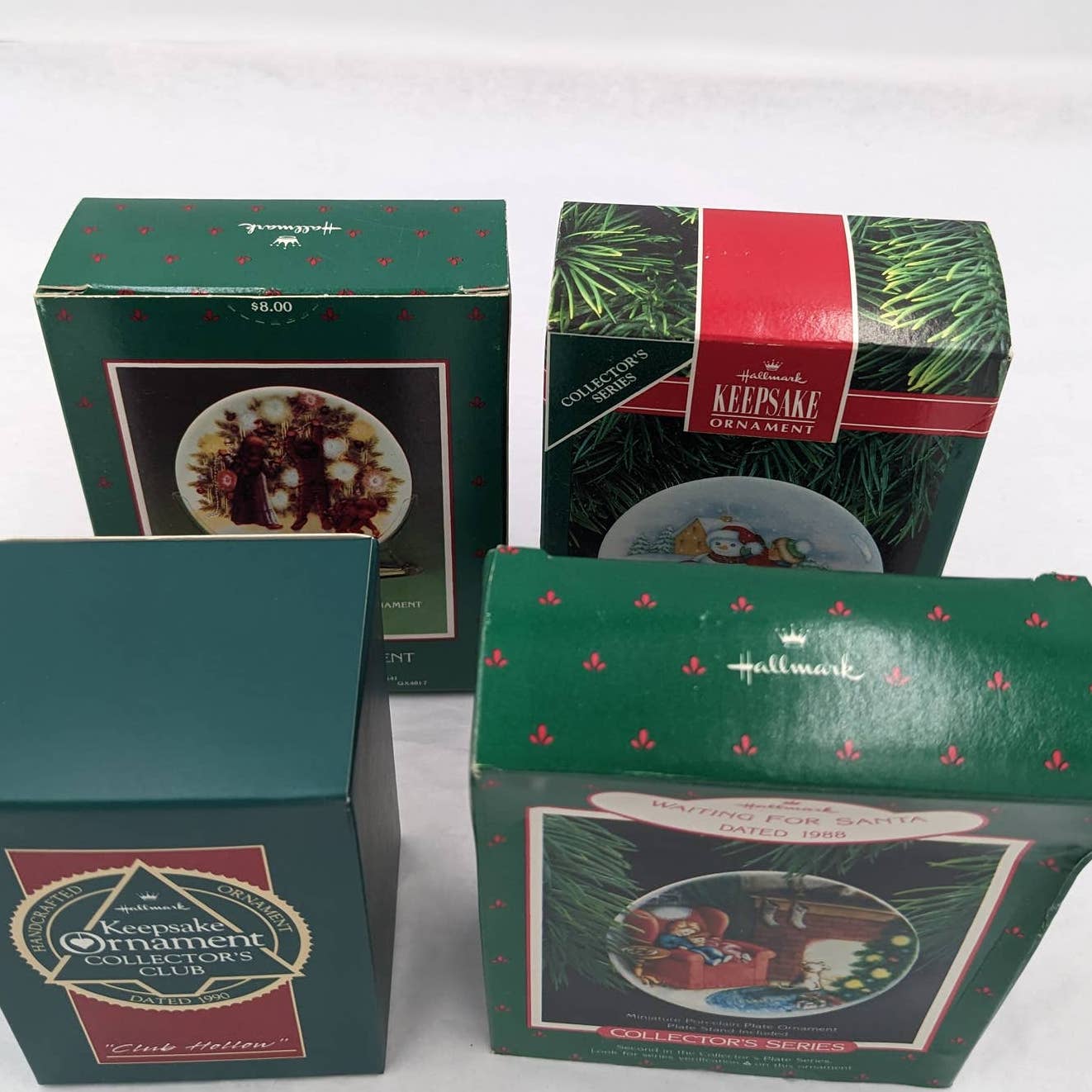 Hallmark Ornaments Vintage Lot Light Shines Christmas Collector Plate Keepsake