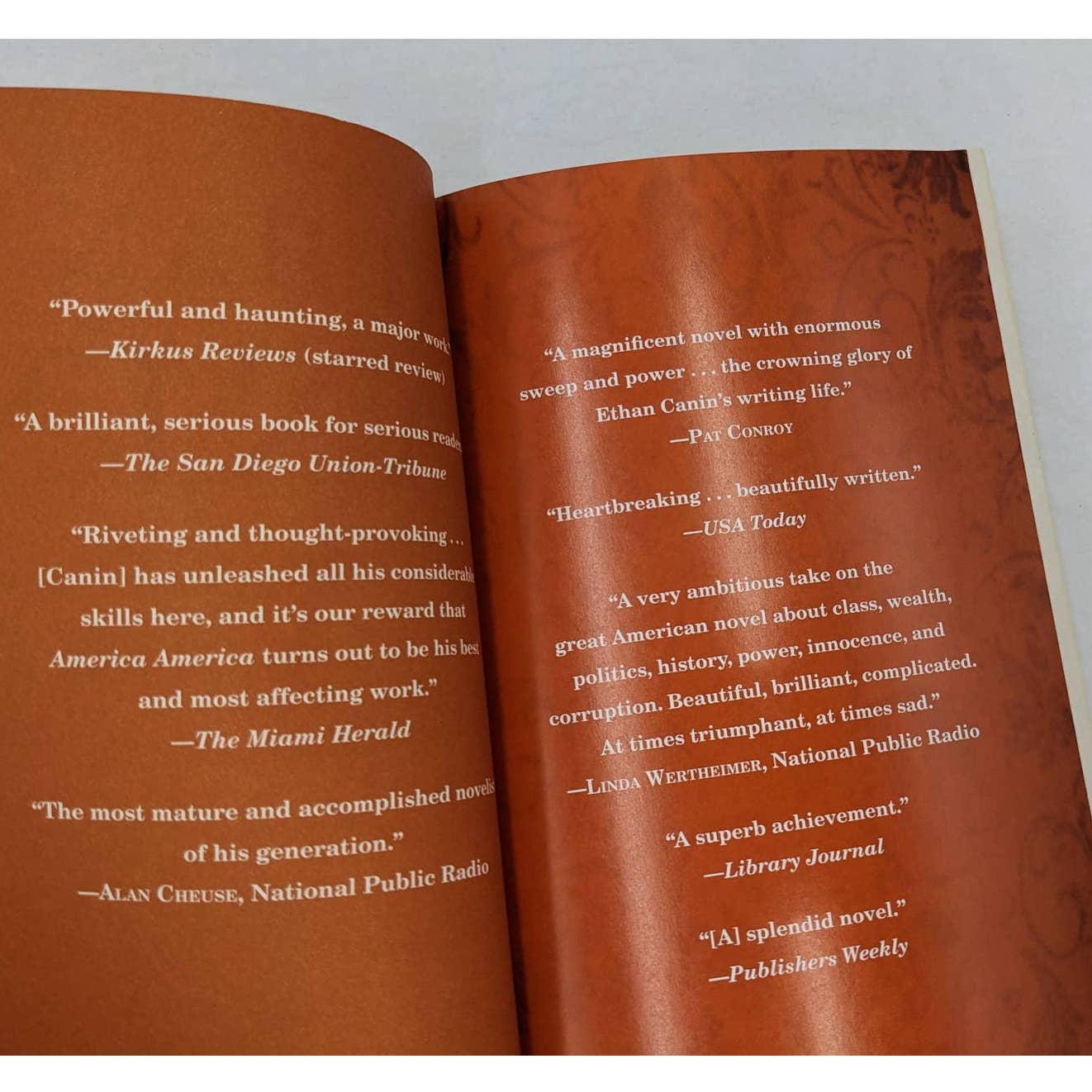 America America By Ethan Canin Novel Paperback Best Selling Book