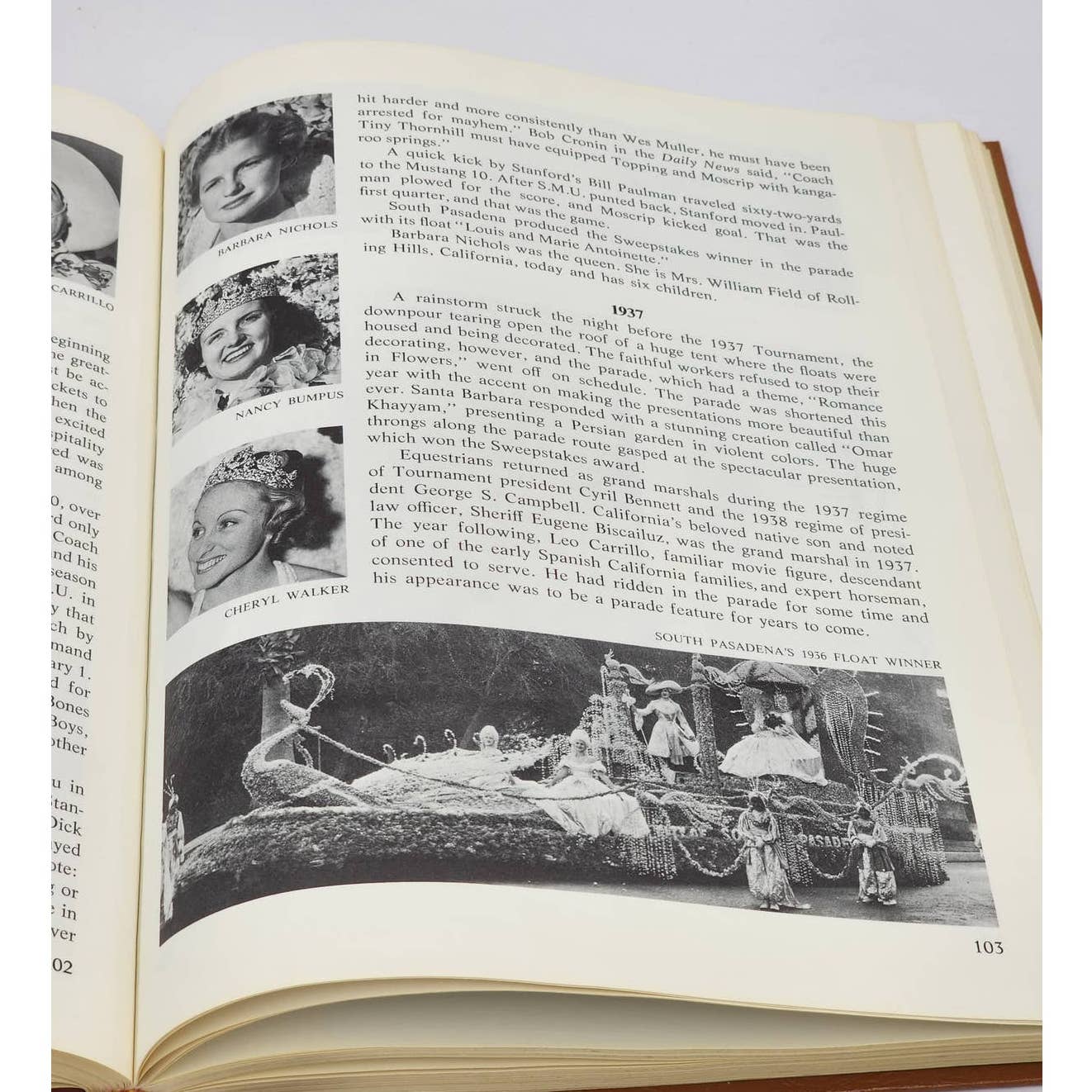 The Tournament Of Roses A Pictorial History By Joe Hendrickson Vintage 1971