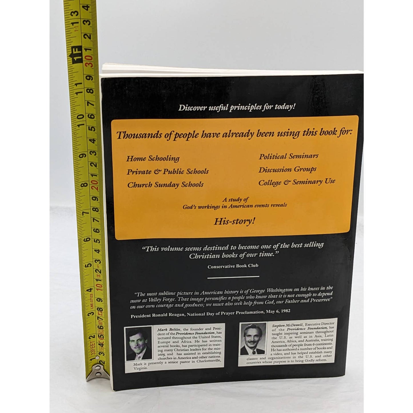 America Providential History Paperback Biblical Principle Education 1989