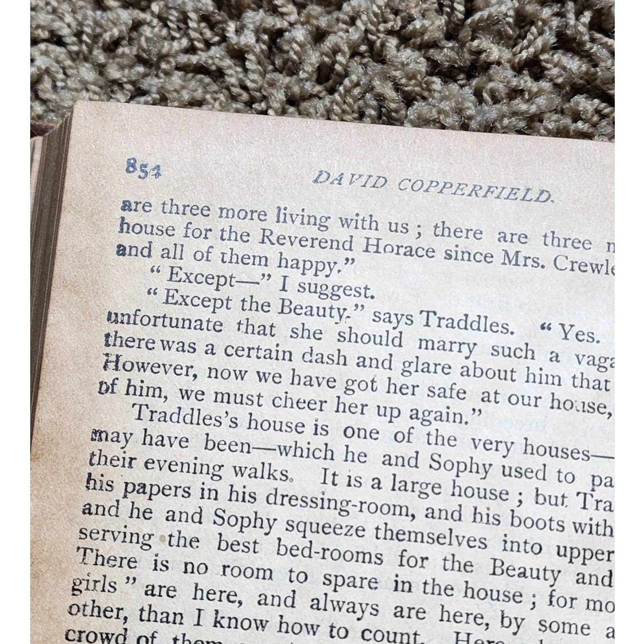 David Copperfield By Charles Dickens, Companion Books, Antiquarian Book