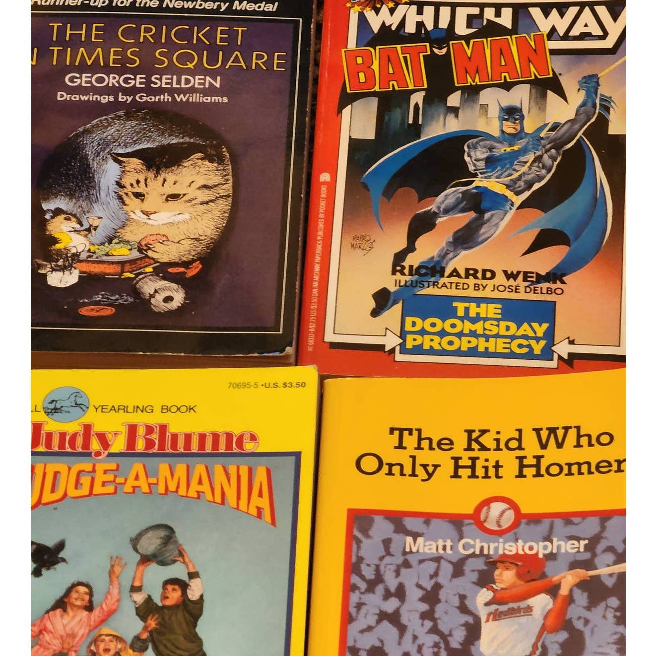 Kids Childrens Books Judy Blume Novels Mixed Lot 16 With Dell Yearling Books