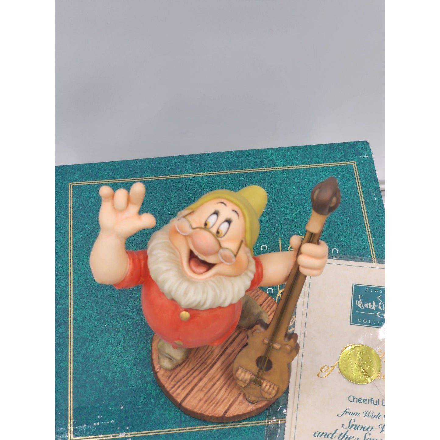 WDCC Doc Snow White Seven Dwarfs Cheerful Leader Disney Vintage Retired Box COA