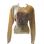 Def Leppard Pyromania Long Sleeve Thermal Top Womens Medium Band Graphic Shirt