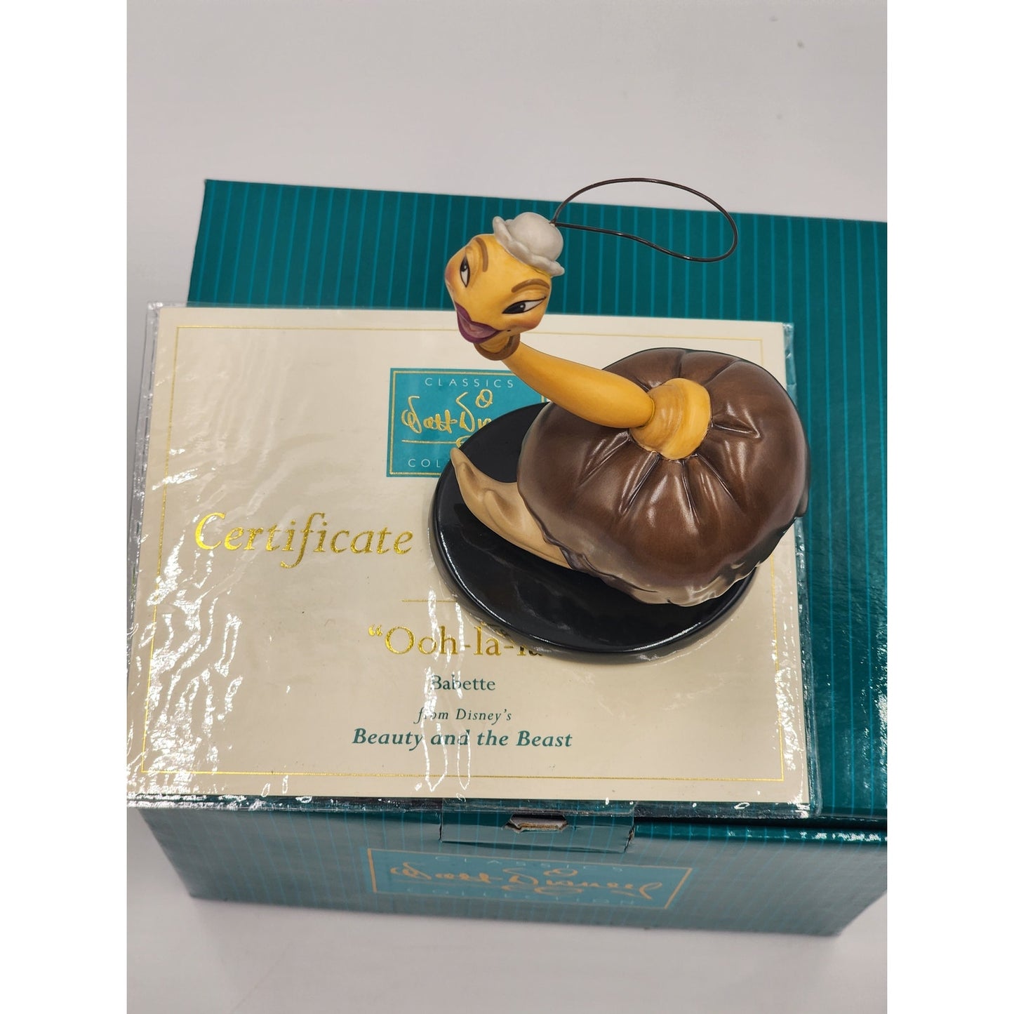 WDCC Babette from Beauty and the Beast Figurine Ooh-la-la Disney Box COA Retired