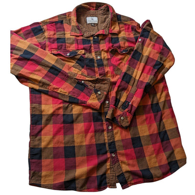 Legendary Whitetails Flannel Shirt Men 2XLT Buffalo Plaid Button Up Lumberjack