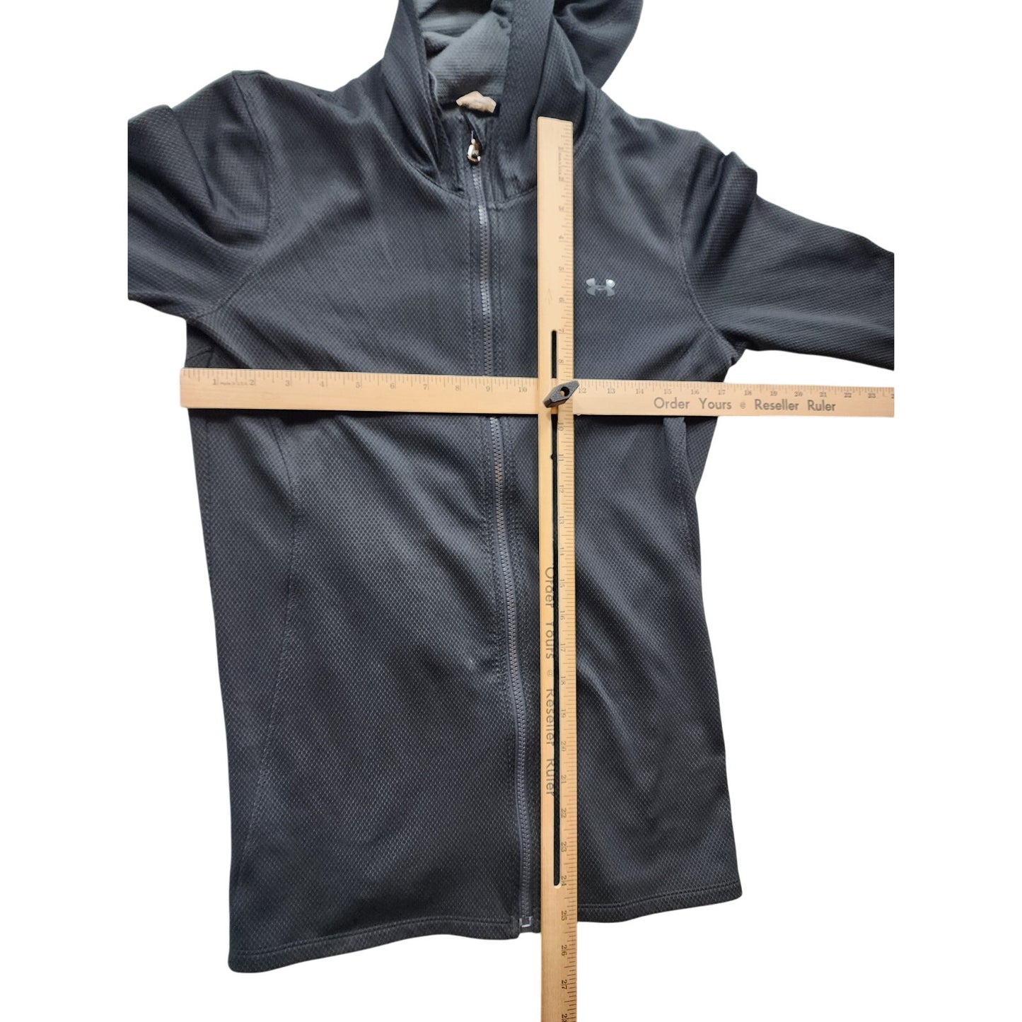 Under Armour Hoodie Jacket Womens Large Zip Long Sleeve Thumbholes Lightweight