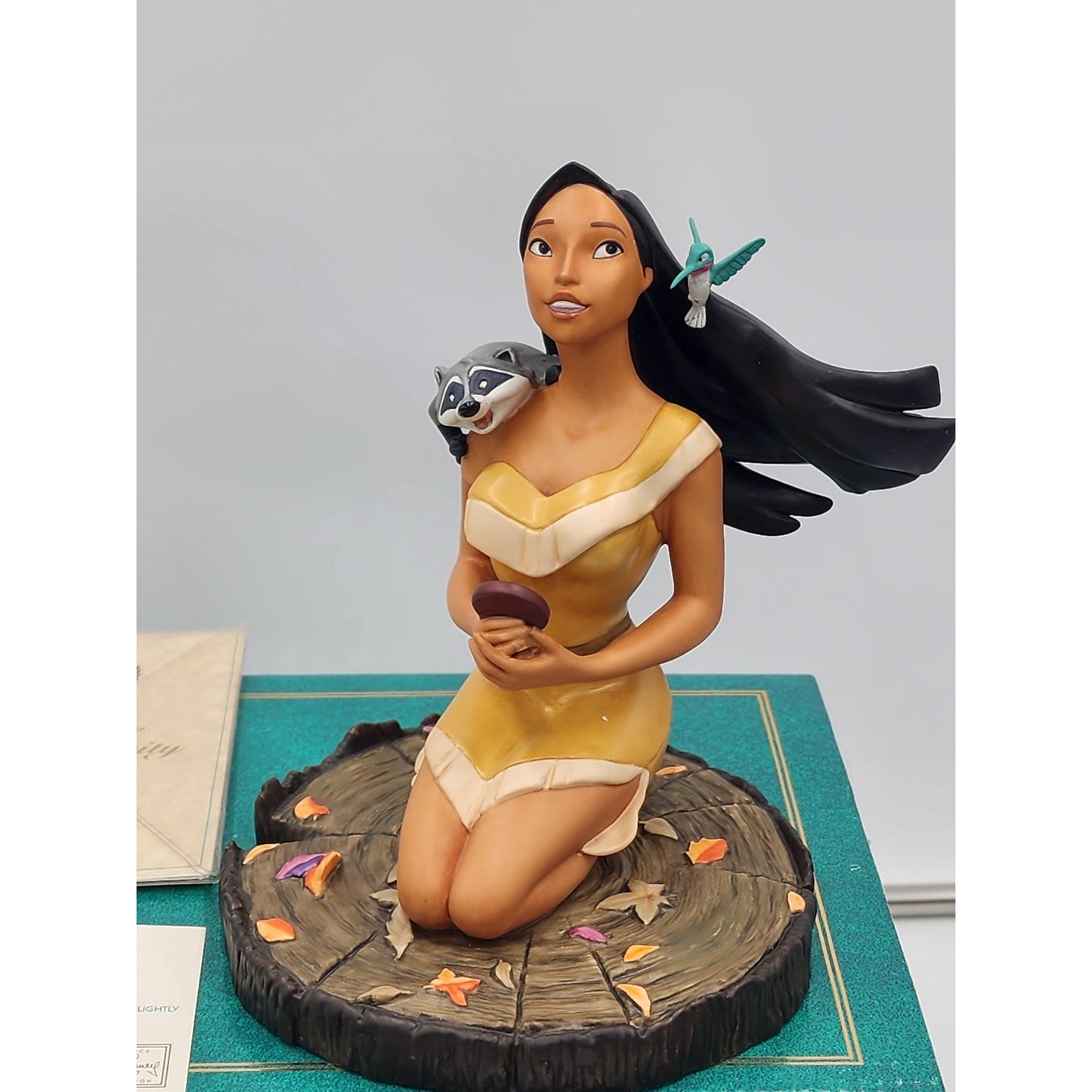 WDCC Pocahontas Tribute Listen With Your Heart Pre-Production Sample COA Box
