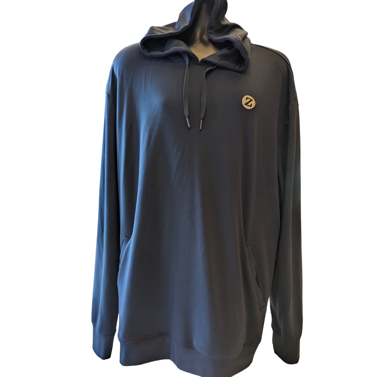 Kikooya Hoodie Mens 2XL Blue Pullover Sweatshirt Streetwear Athleisure Kangaroo