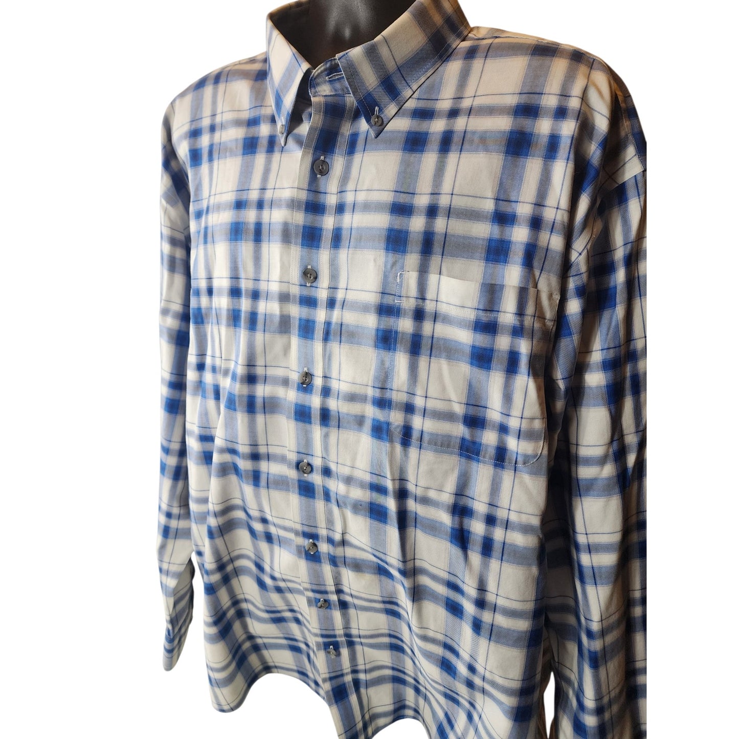 Cabelas Shirt Men 3XL Plaid Long Sleeve Cotton Western Classic Casual Workwear