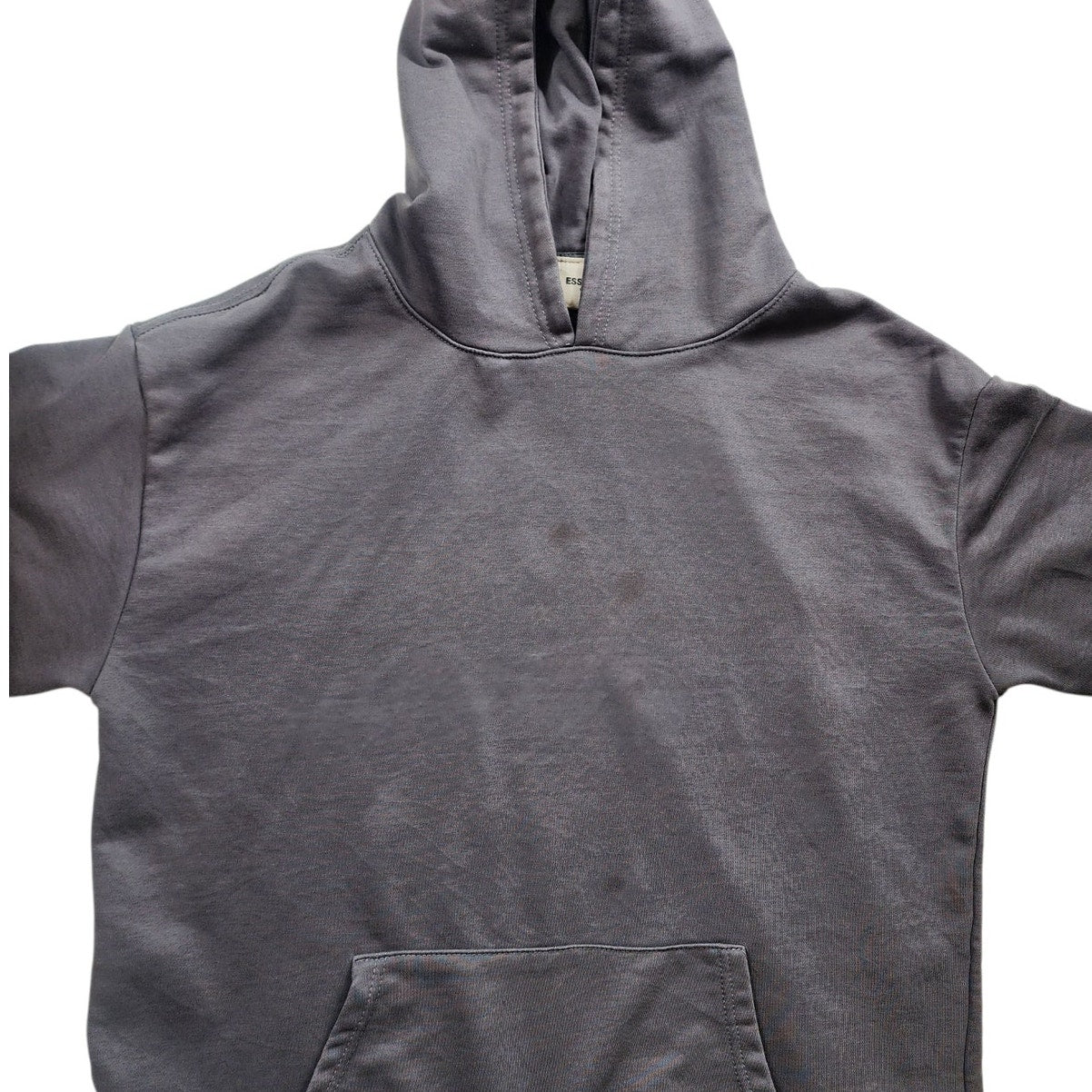 Fear of God Essentials Hoodie Mens Medium Gray Pullover Sweatshirt Streetwear