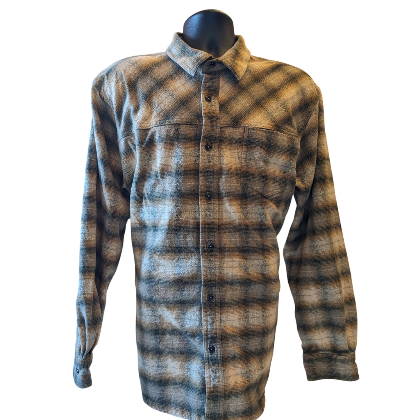 RedHead Ranch Flannel Shirt Mens 2XLT Plaid Long Sleeve Button Western Cowboy
