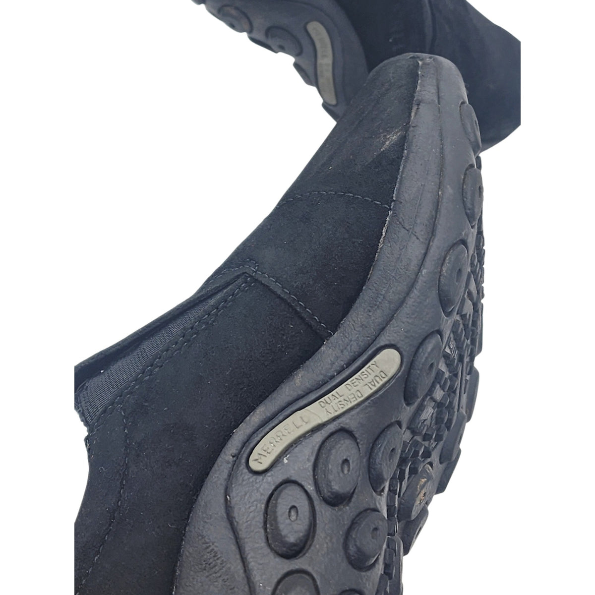 Merrell Jungle Moc Womens 8 Black Suede Slip On Shoes Hiking Outdoor Gorpcore