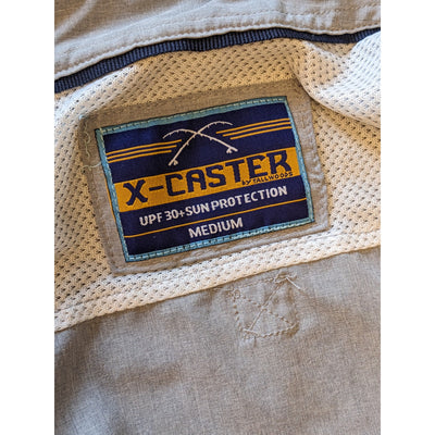 Tallwoods X-Caster Shirt Men Medium Fishing Sun Protection UPF 30+ Hiking Button