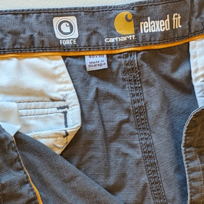 Carhartt Force Cargo Pants Mens 40x30 Relaxed Fit Ripstop Utility Work Trousers