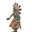 Kachina Tawa Sun Signed R Duwyenie Native American Southwest Art Hand Carved 12"
