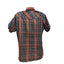 Wrangler Shirt Mens Large Plaid Western Short Sleeve Snap Buttons Cowboy Country