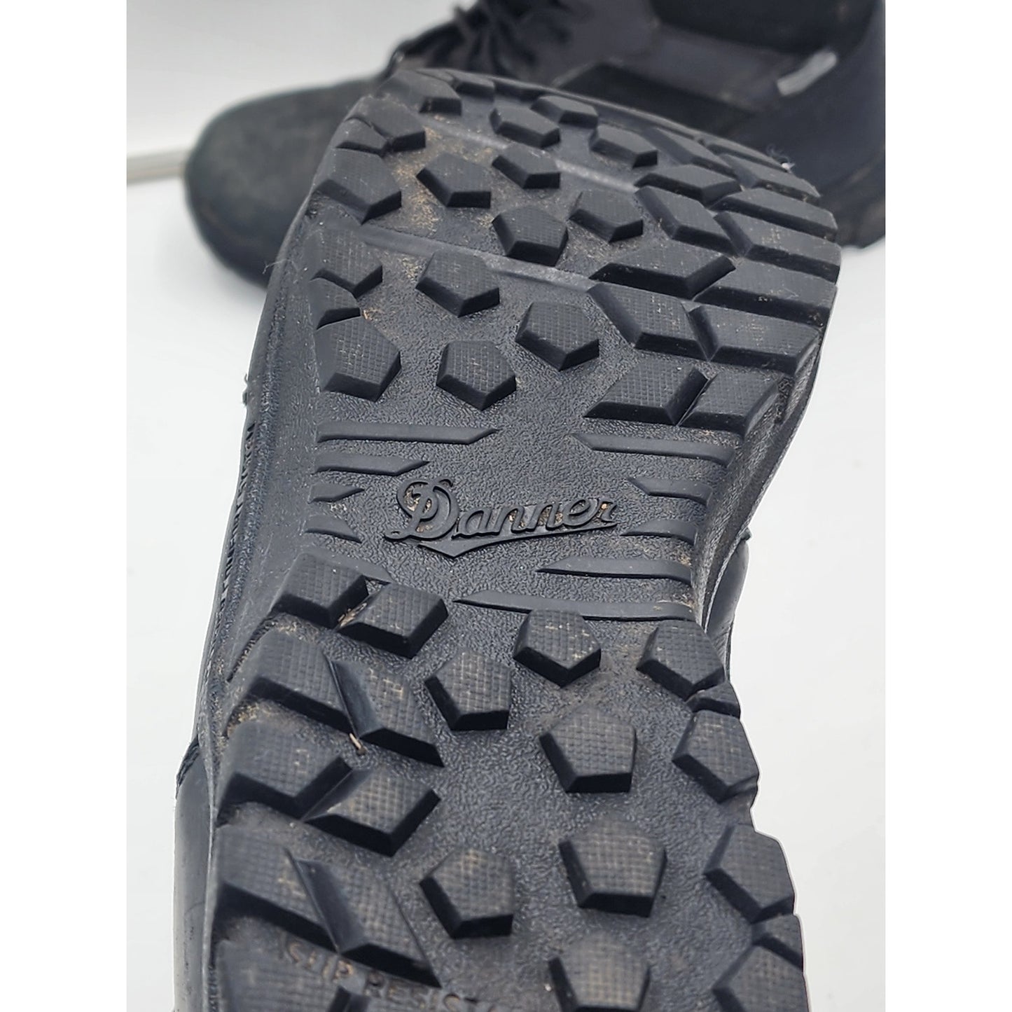 Danner Boots Lookout Side Zip 8" Mens 13 Black Tactical Combat Workwear 23824