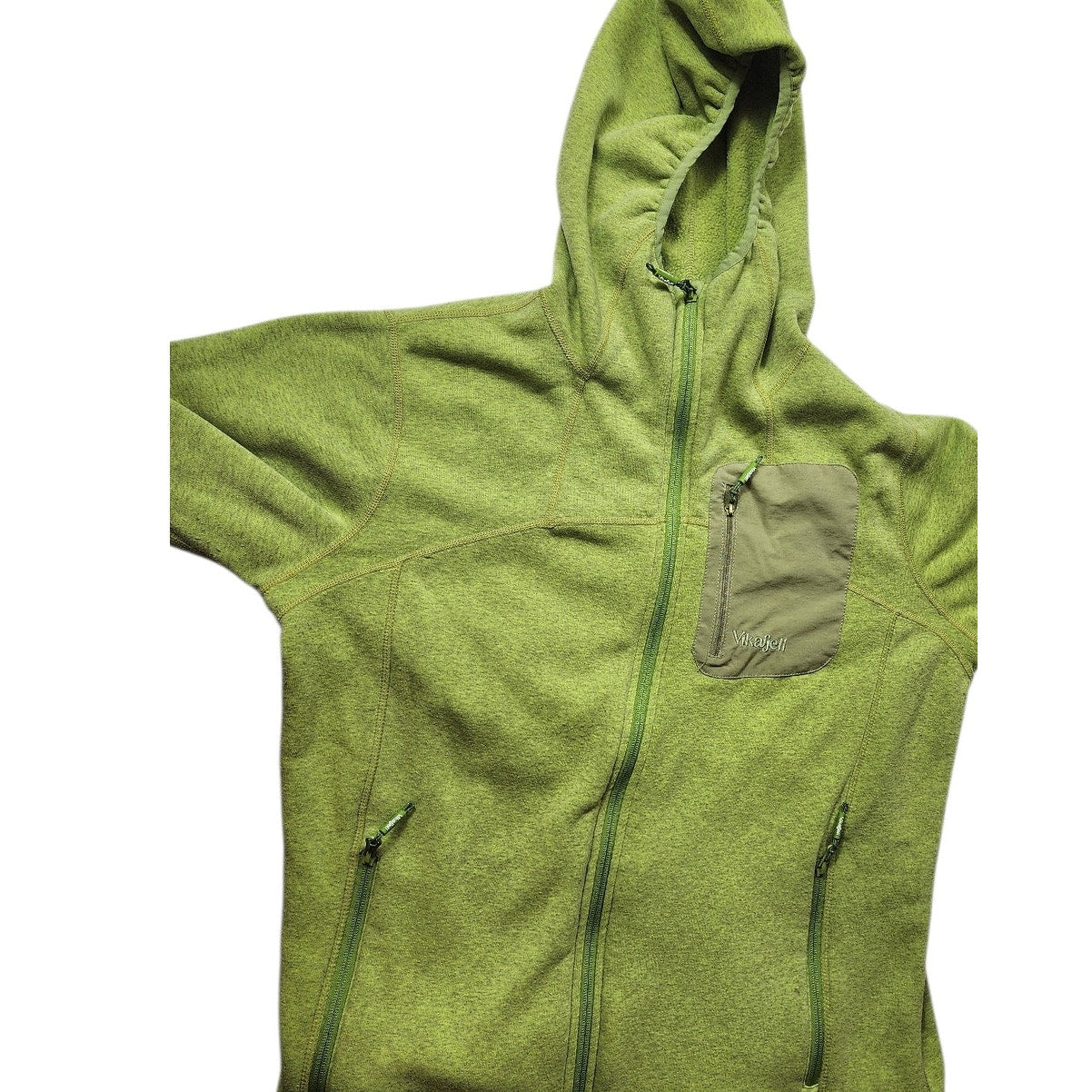 Vikafjell Norway Hoodie Womens XL Zip Fleece Hiking Jacket Gorpcore Norwegian