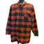Eddie Bauer Women’s 3X Flannel Shirt Plaid Button Up Buffalo Check