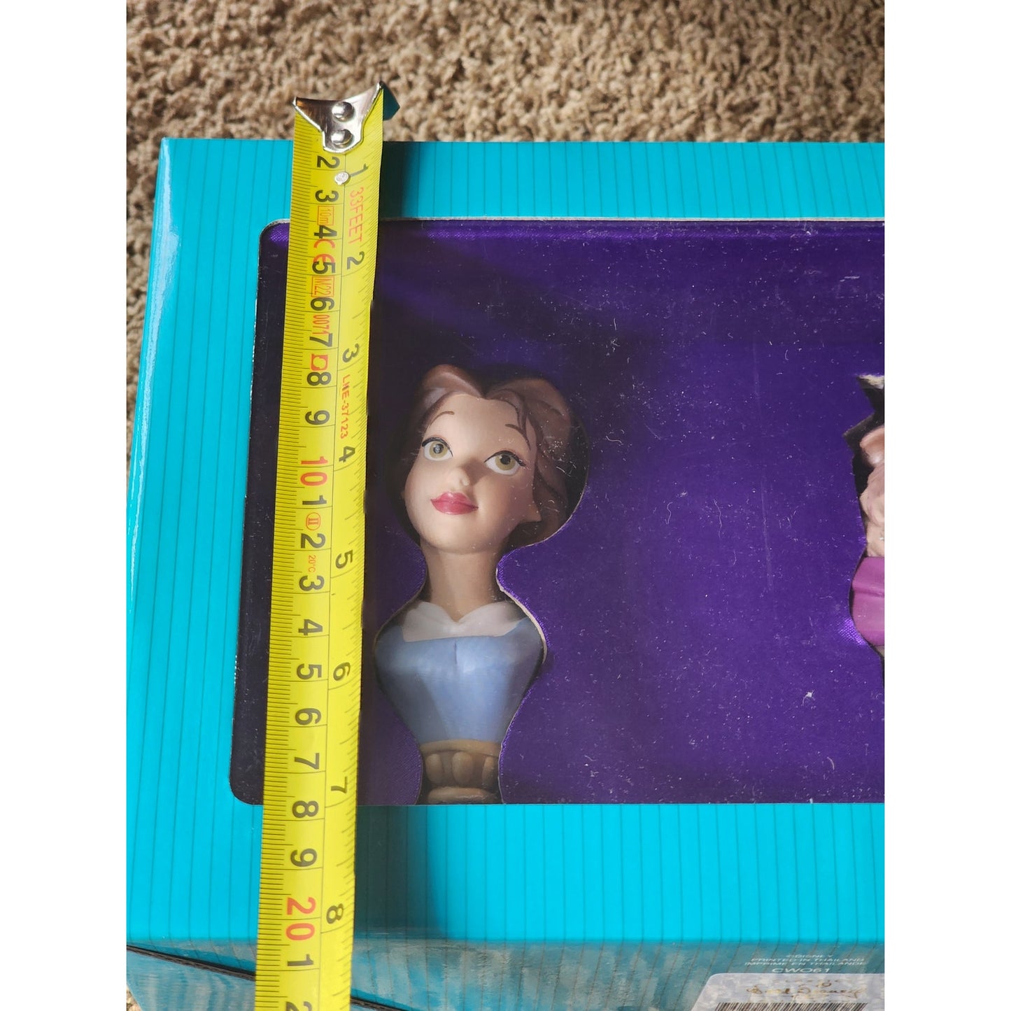 WDCC Disney Belle Beauty Beast Bust Figurines Set Portrait Series LE COA Boxed