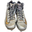 Nike Huarache Baseball Cleats 10.5 Gray Gold Metal Spikes High Top 923428-070