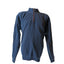Tommy Bahama Pullover Sweatshirt Mens Large Zip Navy Blue Fleece Preppy Warm