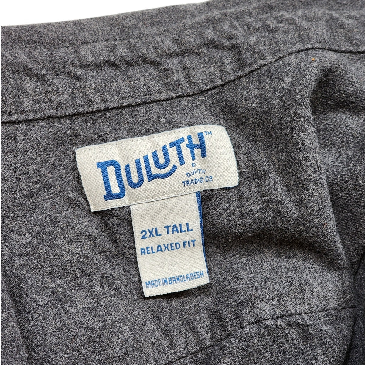 Duluth Trading Flannel Shirt 2XLT Tall Button Up Relaxed Long Sleeve Lumberjack